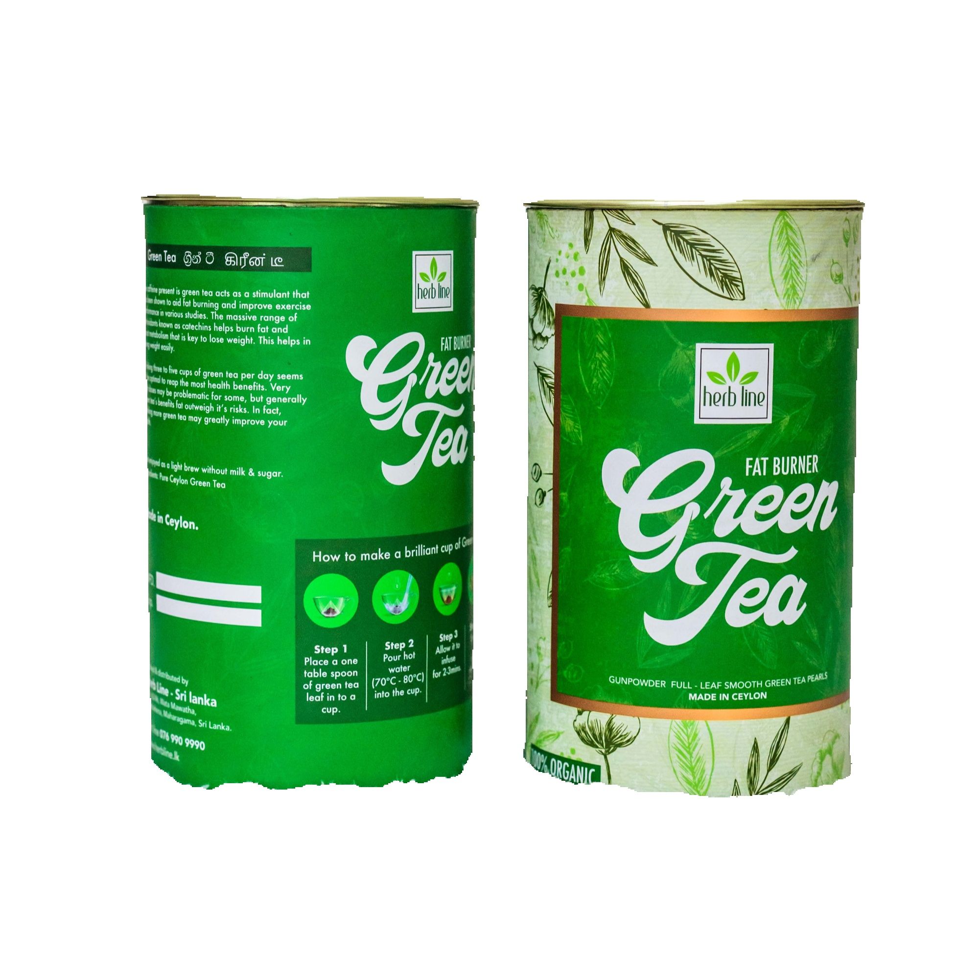 Herb Line Fat Burner Green Tea 250gm ( herbline )