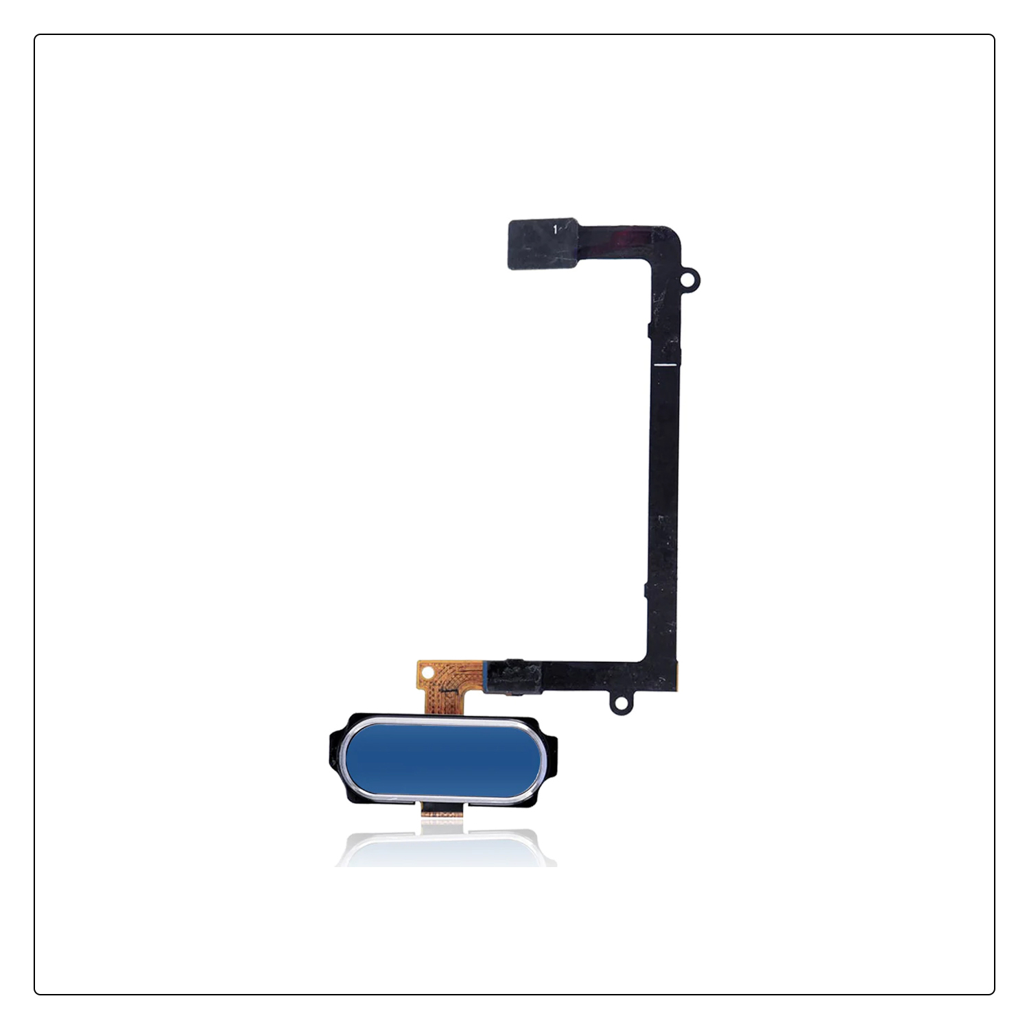Samsung Galaxy S6 Edge Home Button Flex Blue Gold. 