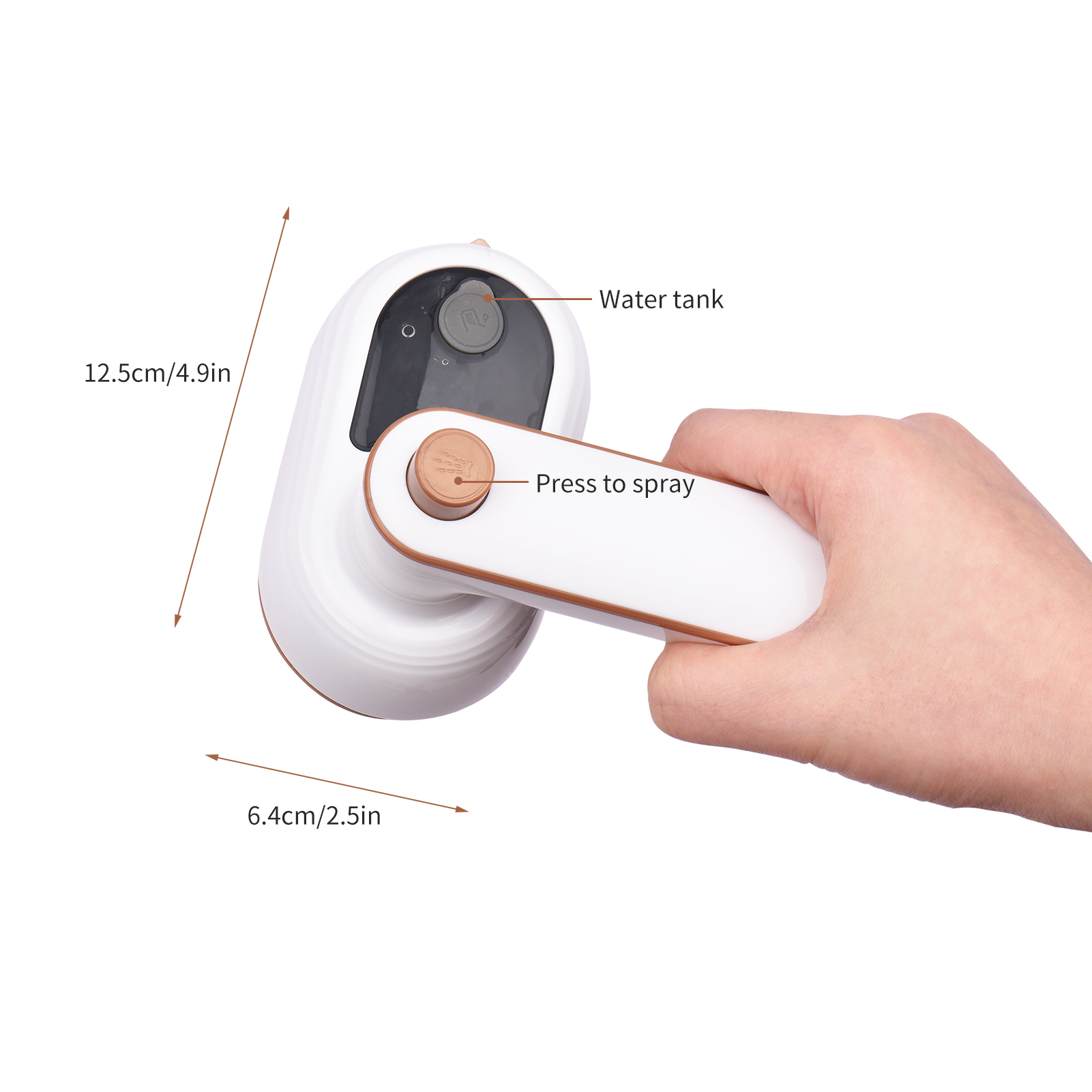 Mini Heat Press Machine T-Shirt Printing Steam Heating Transfer Press Handheld Iron Machines Support Dry Wet Ironing for Clothes Bags Hats Pads Blanket Phone Case Portable HTV Vinly Projects DIY Home Business. 