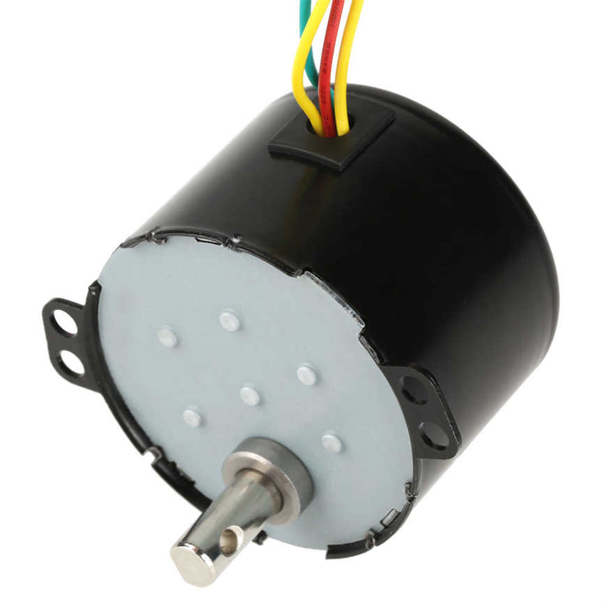 AC220V 6-10W 1-50RPM 50KTYZ Synchronous Motor Permanent Magnet Gearmotor CW/CCW 
