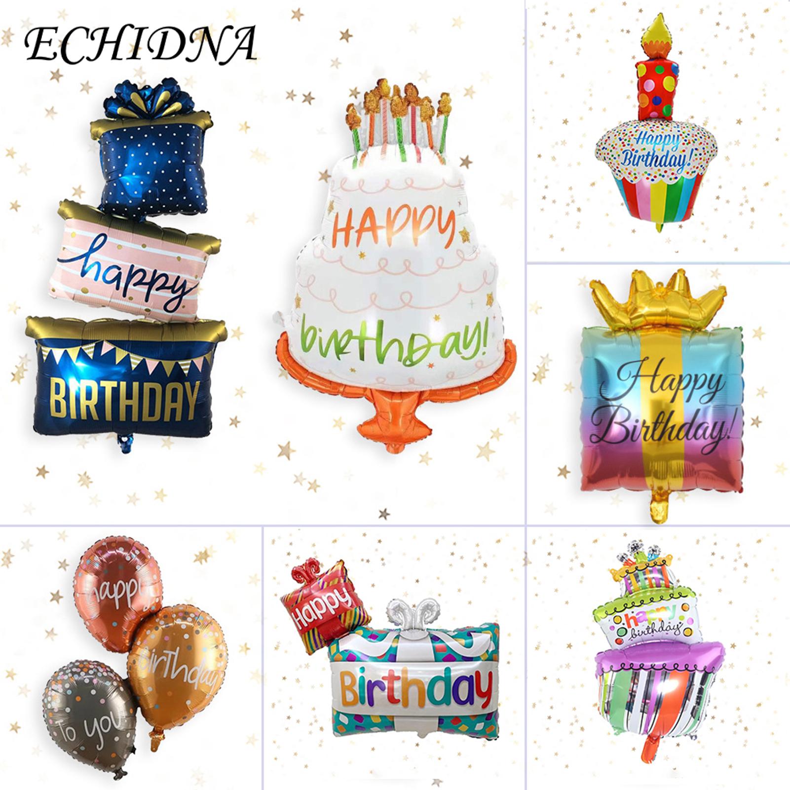 ECHIDNA Foil Candle Balloon Inflatable Toy Cartoon Candle Inflatable Foil Balloon. 