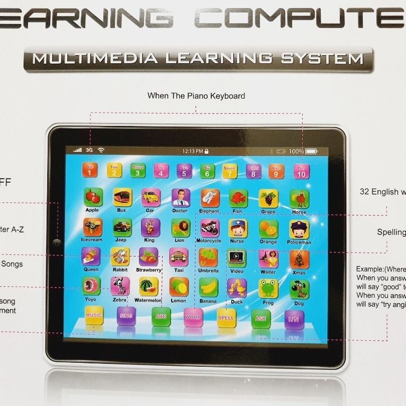 Kids Learning Computer - iPad, Tab Multimedia Learning System 10.5inch ...