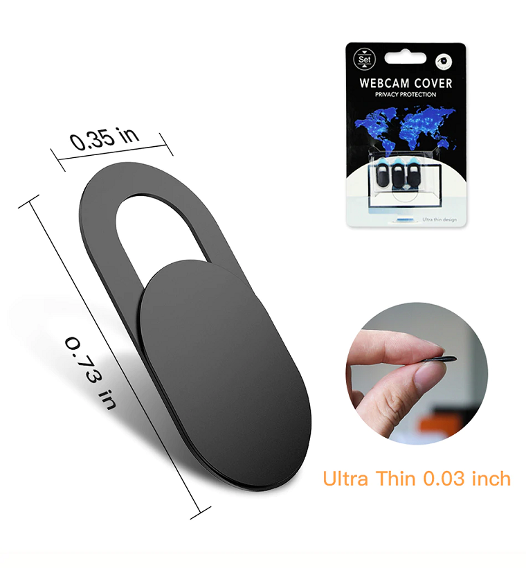 Front Cam,  Web Cam Universal Privacy Sticker - Cover Shutter Magnet Slider Plastic for iphone Laptop Camera Web PC Tablet Smartphone. 