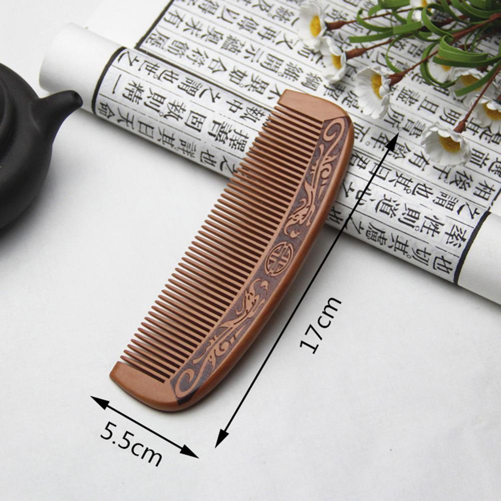 Head Massage, Anti-Static Hair Care Wooden Comb. 