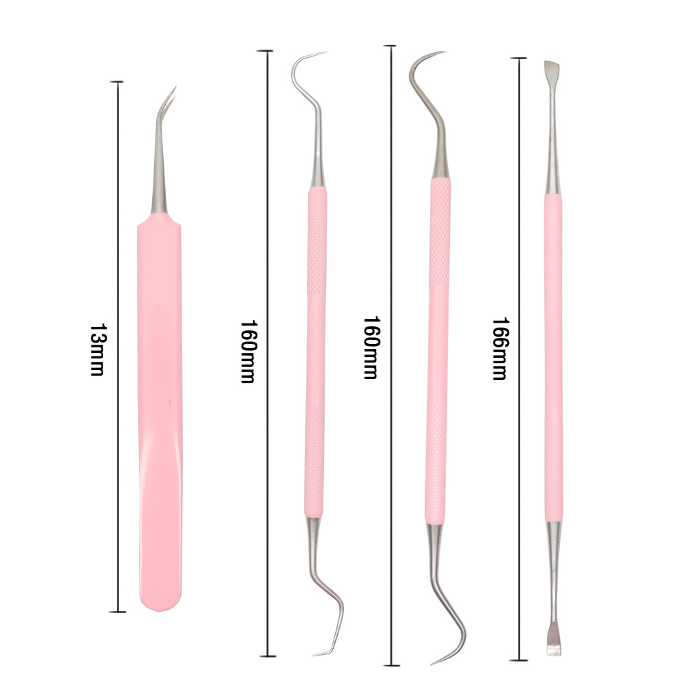 Set Tweezers - Crafting Hook Pick And Kit Precision Steel Tool Weeding Vinyl. 