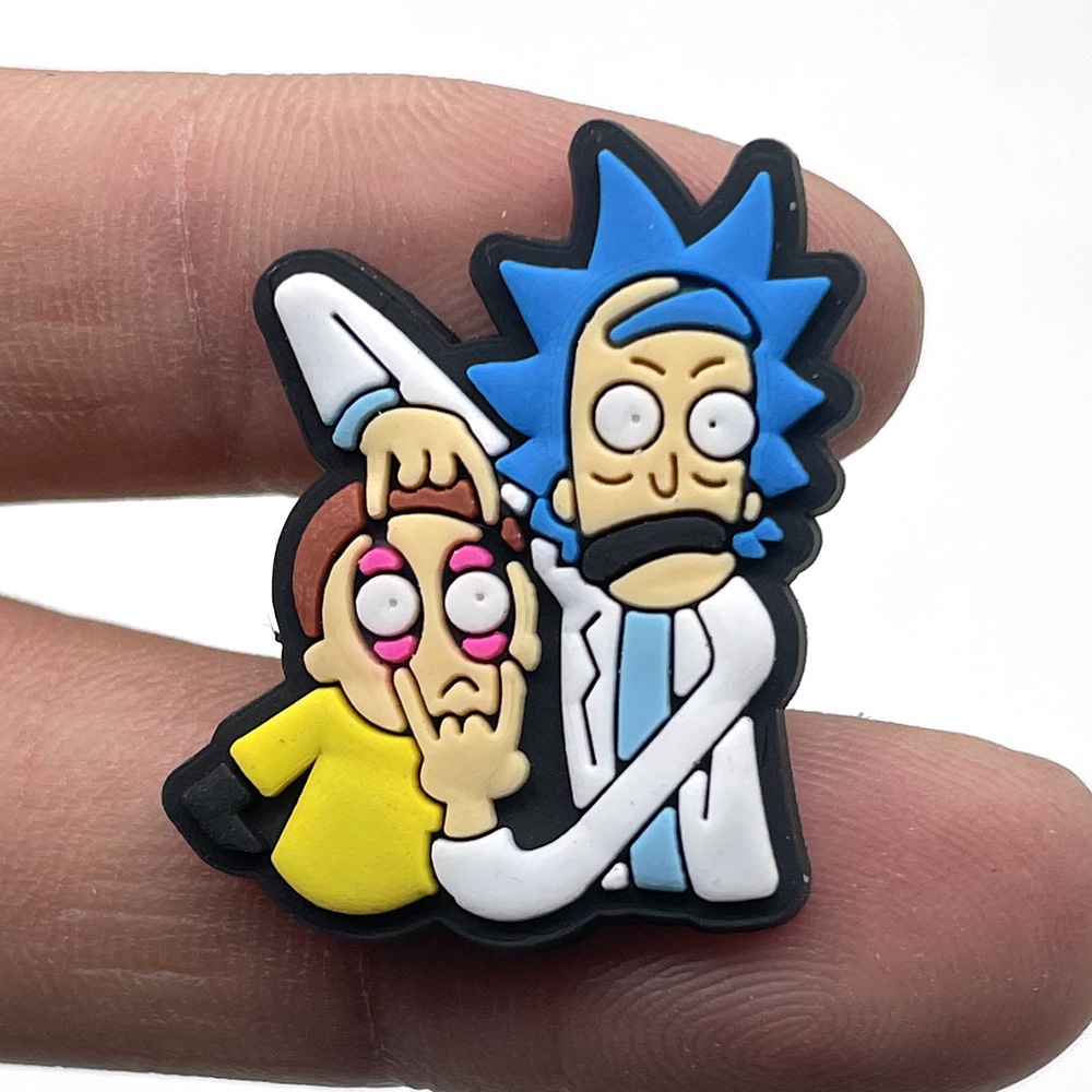 Rick and best sale morty croc pins