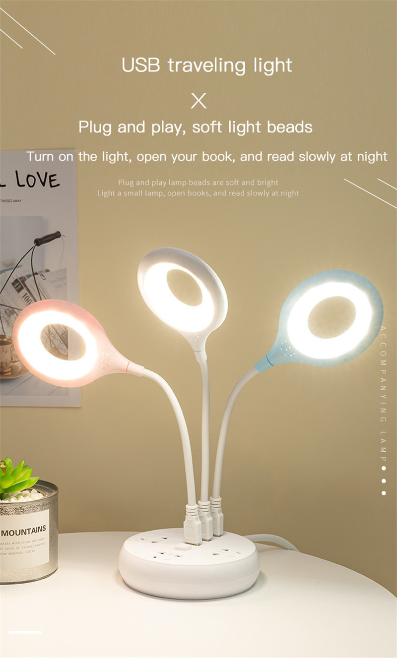 USB Smart Voice Control Super Light, Night Light for Kids, Reading Lights for Children Elderly People to Read in Bed for all use. 
