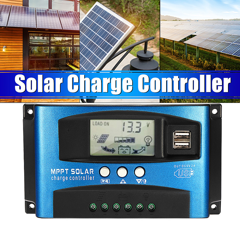 40 50 60 100a 12 24v Mppt Solar Panel Regulator Charge Controller Solar Control Buy Online At Best Prices In Srilanka Daraz Lk