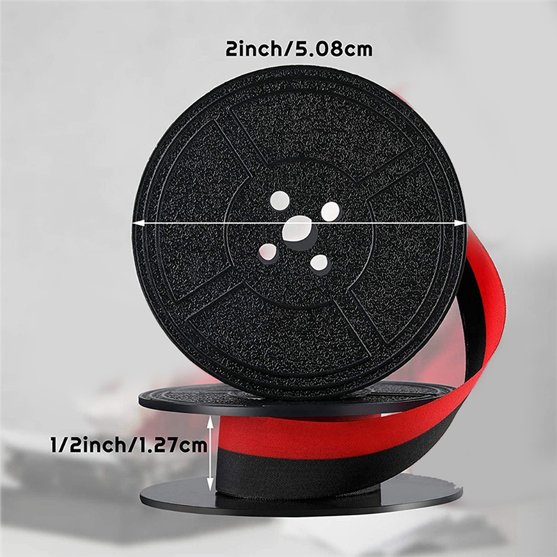 5Pcs Twin Spool Typewriter Ribbon Black Typewriter Ribbon Twin Spool Replacement Pack for Most Typewriter Black. 
