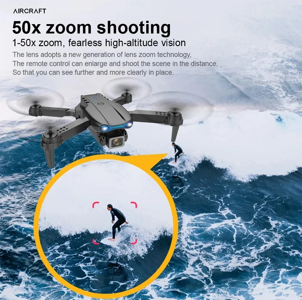 E99 Pro Drone HD Professional 4k drone Dual Camera WIFI Aircraft  Obstacle Avoidance Aerial Photography Drone. 