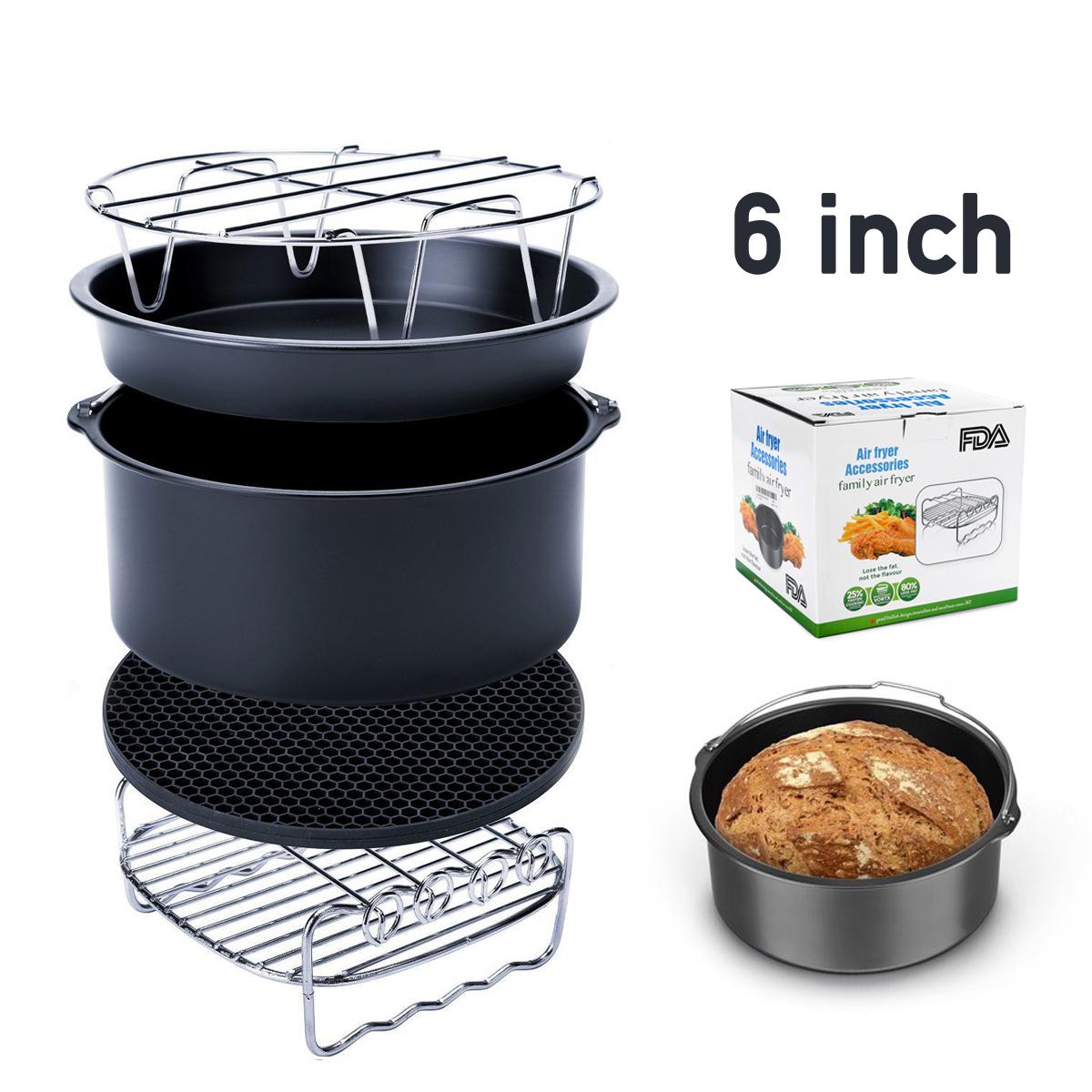 5Pc/Set Air Fryer Frying Cage Dish 