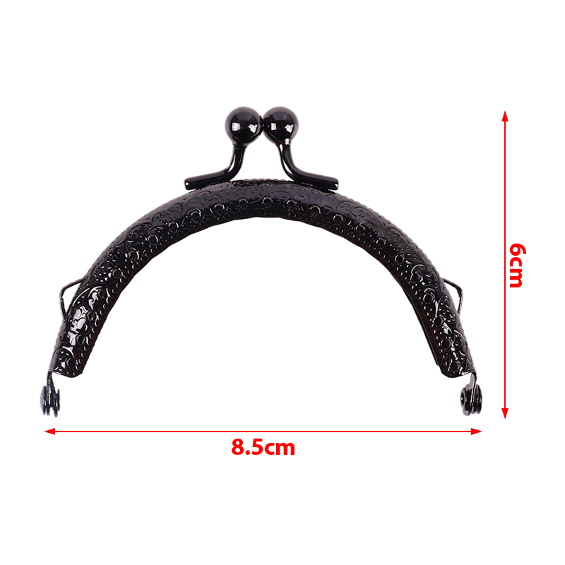 Metal Purse Frame Kiss Clasp Lock For Clutch Bags Handle Handbag Accessories DIY. 