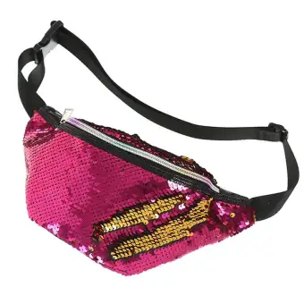 glitter waist bag