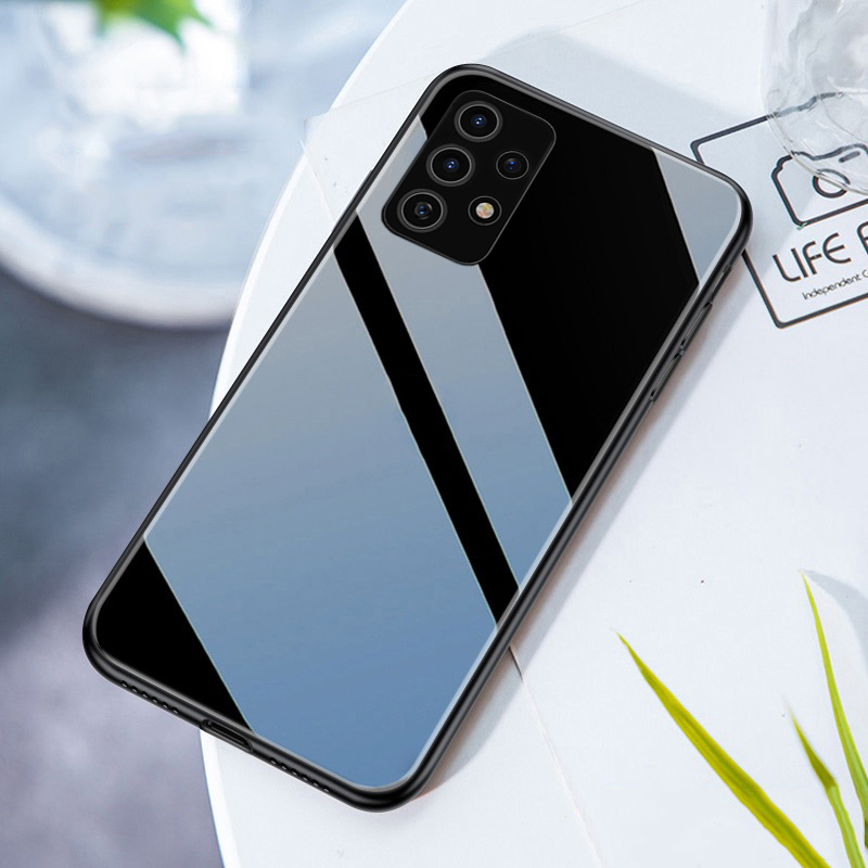 Protect Cover For Samsung Galaxy A53 5G case Glass Phone Cases Full Protection Tempered Glass Protetor Back case for Samsung A53 5G case cover. 