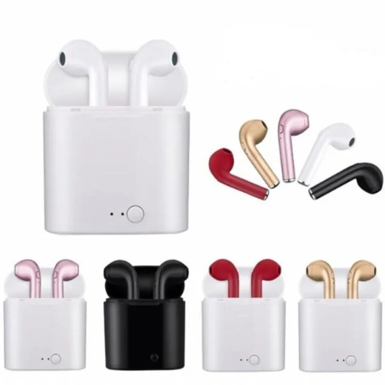 Airpods i7s i12 Inpods 12 Full Set with Box TWS True Wireless Bluetooth Headset 5.0 Touch Control Earbuds Earpods Earphones for Android and iOS Mobile