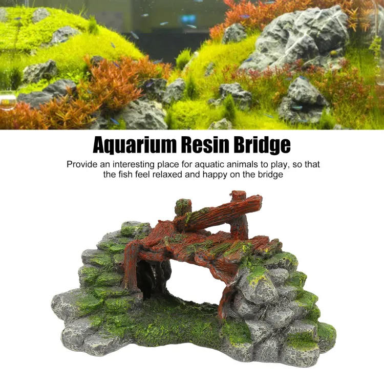 Bridge hotsell aquarium decoration