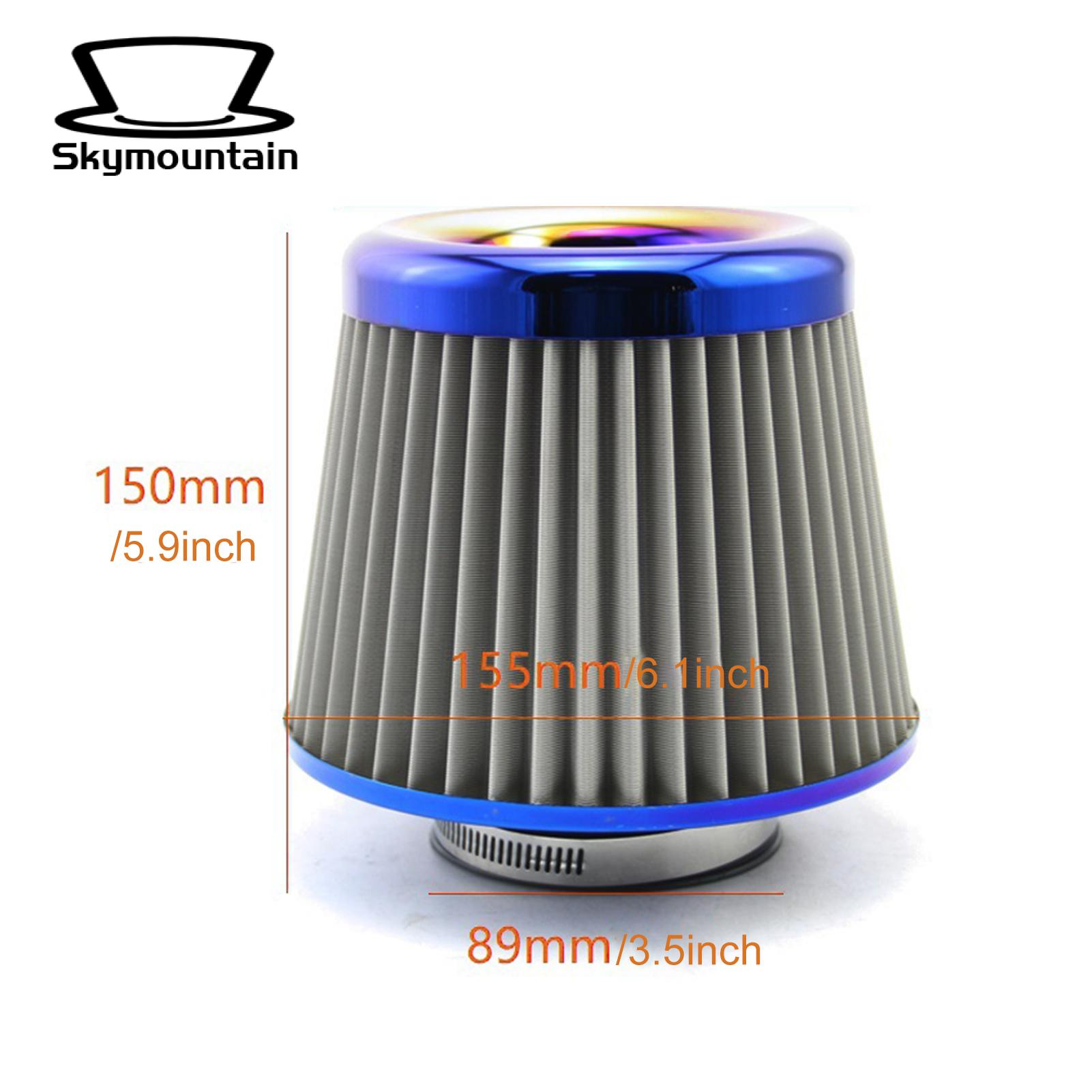 Skymountain Air Filter Mushroom Head Small Air Filter Cold Air Intake. 