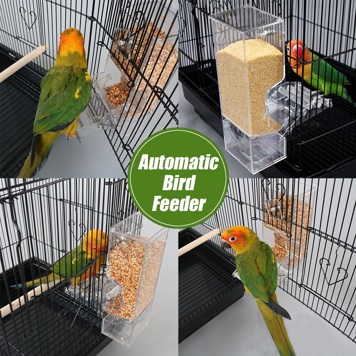 Pet Bird Automatic Feeders Starling Parrot Food Containers