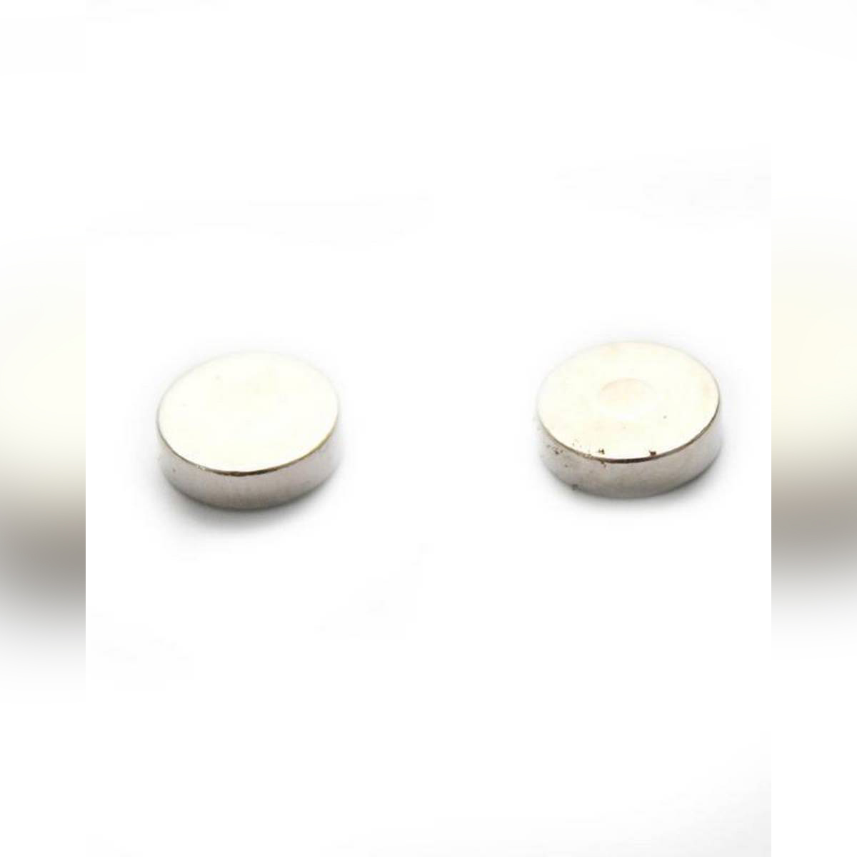 Men's Silver Color Earrings Magnet