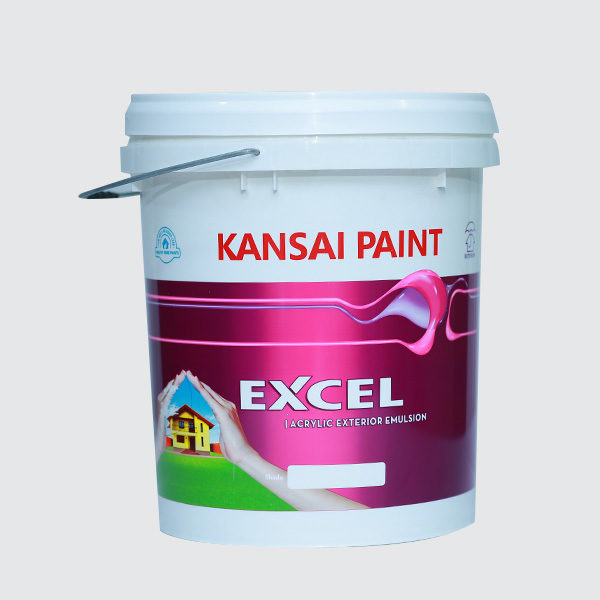 Kansai S-lon EXCEL Acrylic Exterior Emulsion Brillant White. 