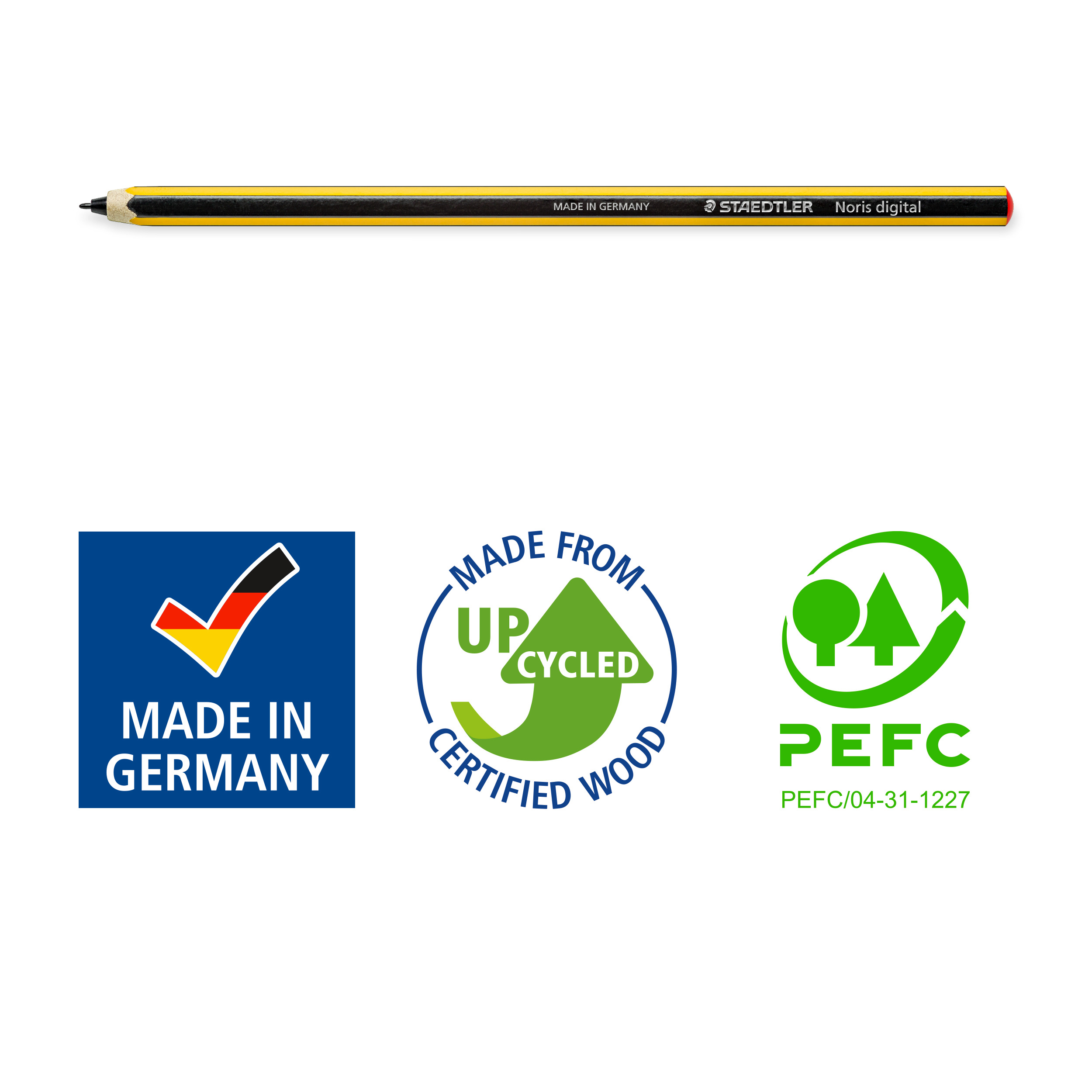 STAEDTLER® Noris® digital classic 180 22 Stylus pencil  (please check compatibility list). 