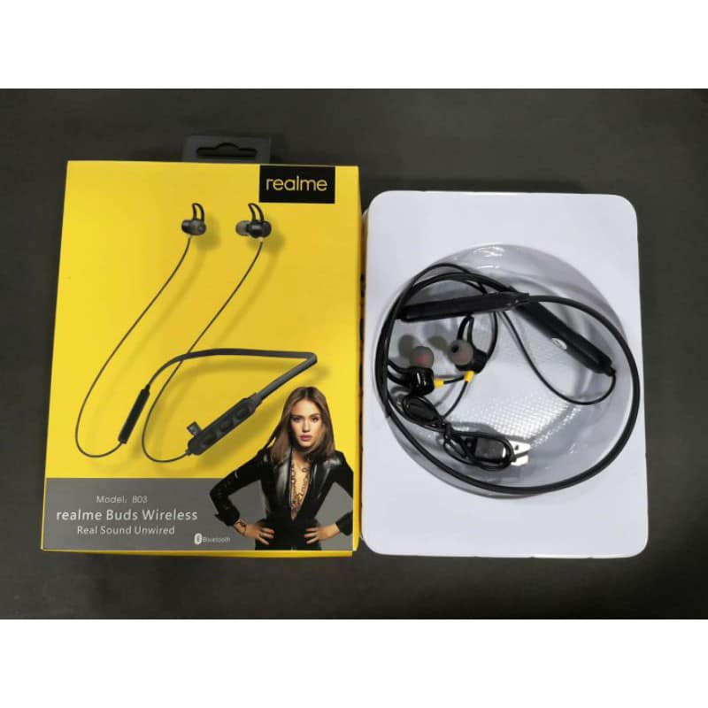 Realime Wireless Neck Band with Memory Card Slot. 