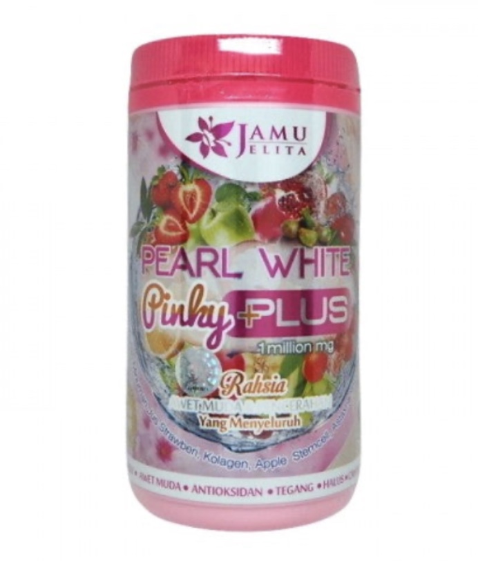 Pearl White Pinky Plus Collagen Drink. 