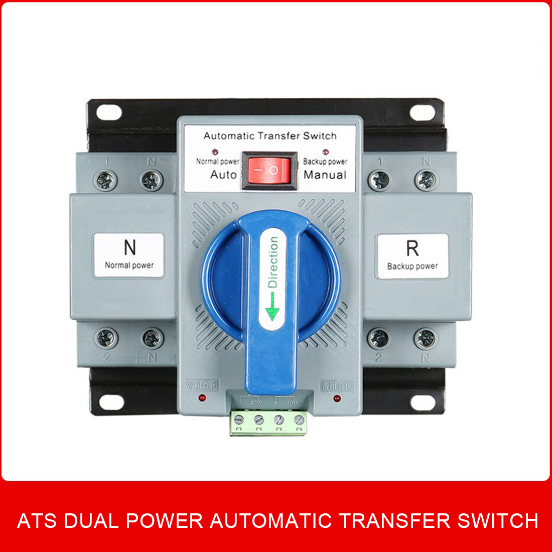 Trip switch 2P 63A 230V MCB Type Dual Power Automatic Transfer Switch. 
