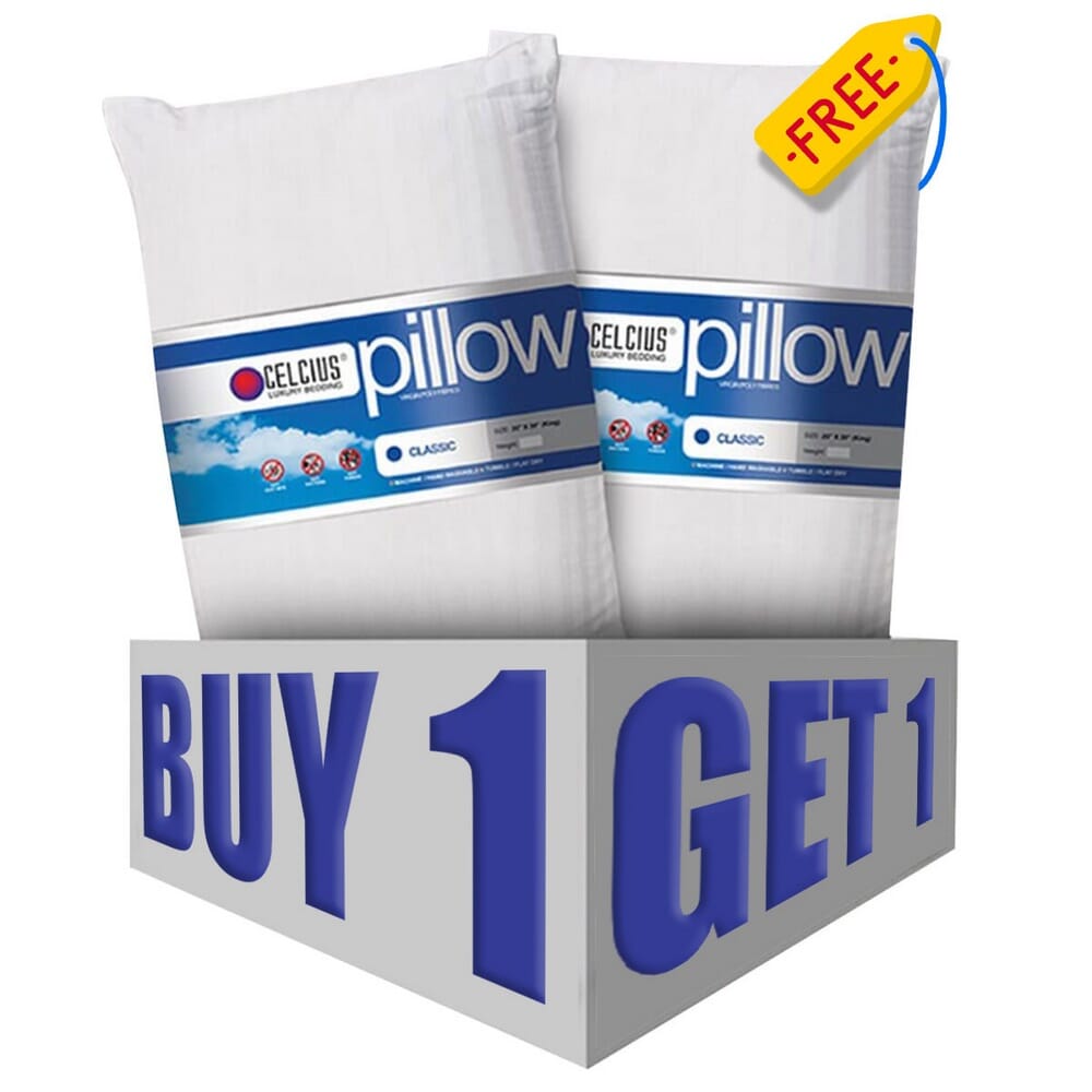 Classic FiberFill Pillow 16 X 24