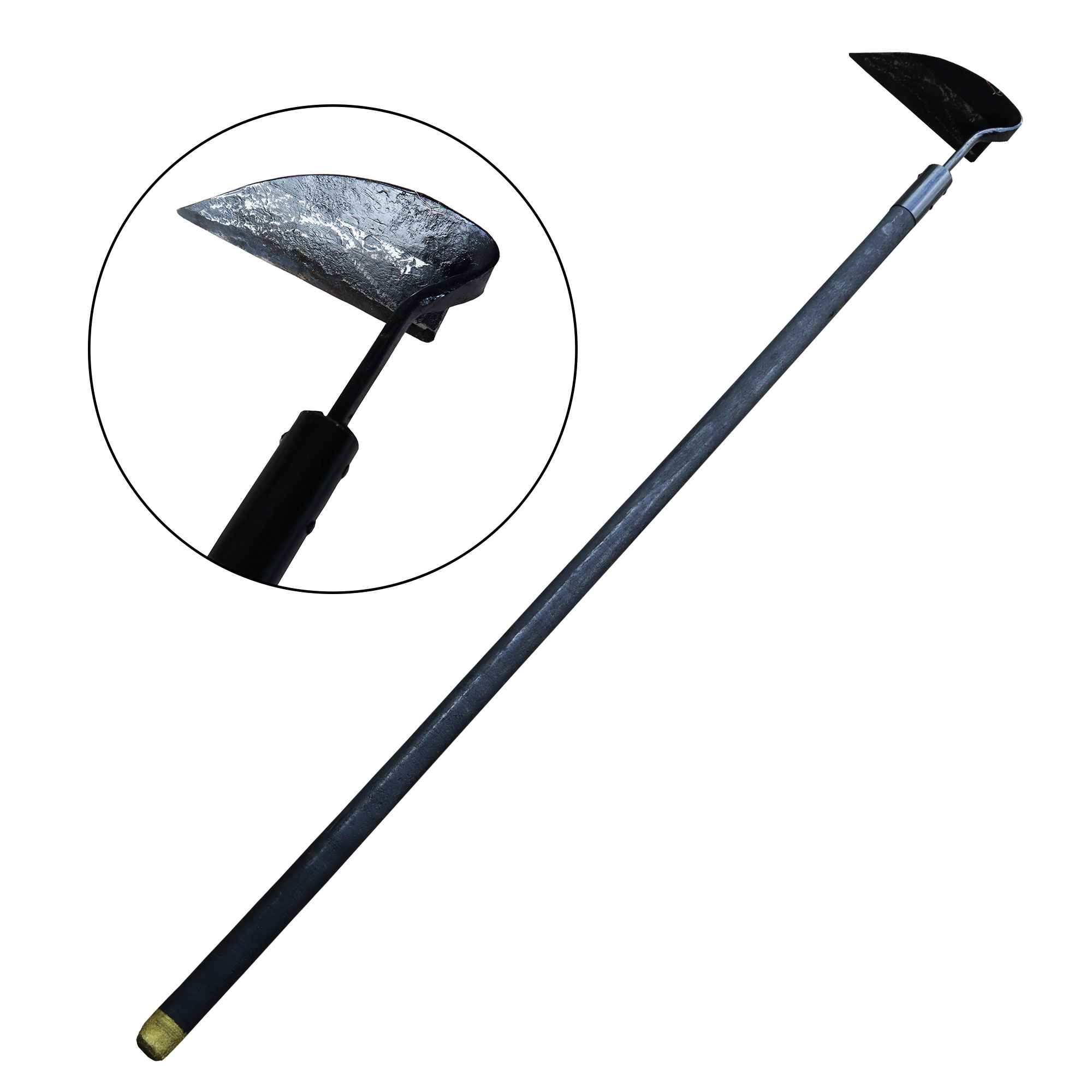 High Quality Handmade Japanese Garden Heavy Duty Nejiri Gama Hoe Tool 50Inch කෙටි උදැල්ල