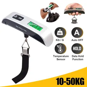 Weighing your Luggage with Electronic Portable Hook Type Digital