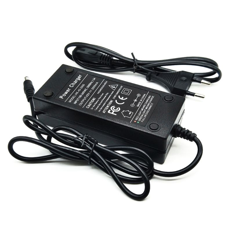 【wenfangdianpu】36V 42V 2A Charger Input Lithium Li-ion Charger 10S 36V Electric Bike. 