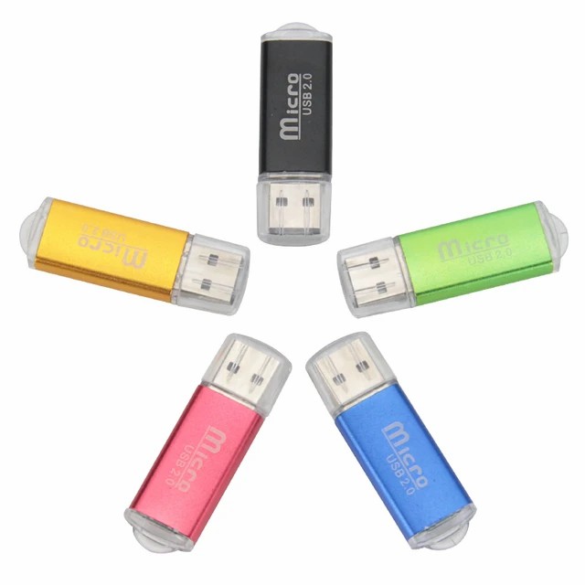 MINI Super Speed USB 2.0 Micro SD Card Reader. 