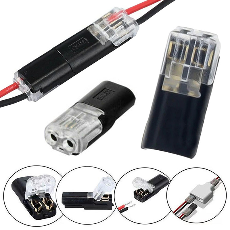 10PCS 2 Pin Way Plug Car Waterproof Electrical Connector Wire Cable Automotive Creek. 