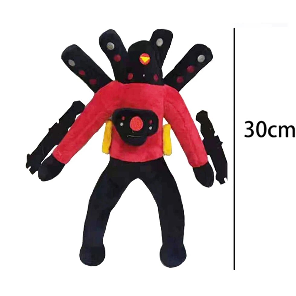 Newest Skibidi Toilet Clockman Titan TV Man Speakerman Plush Toys Horror Game Cartoon Stuffed Doll Kids Birthday Christmas Gifts. 