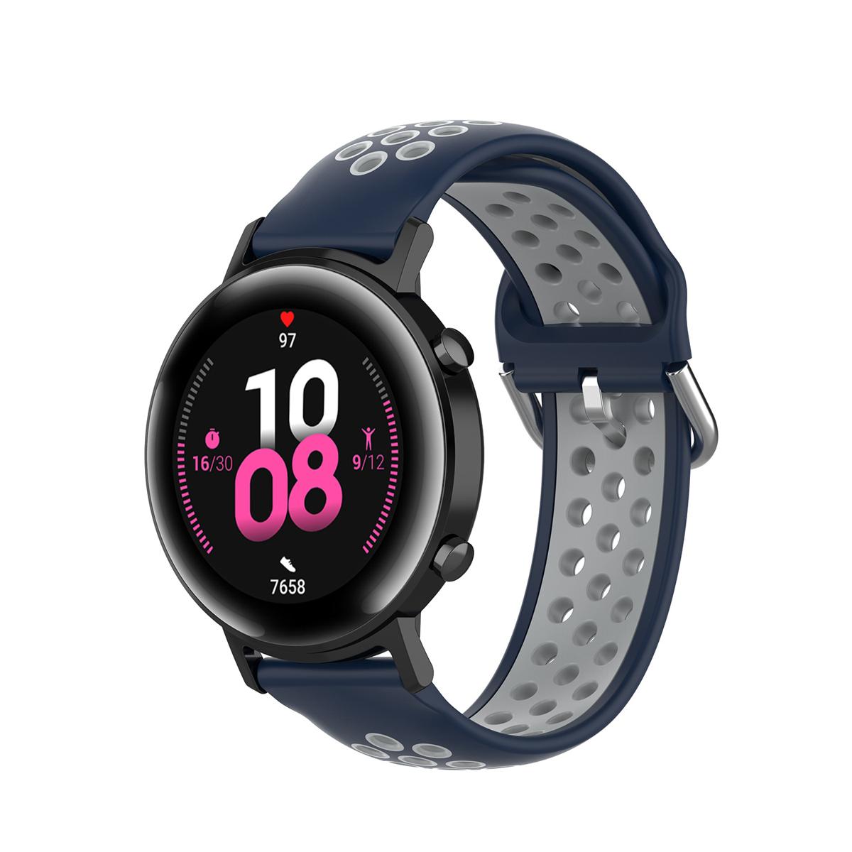 (New)For Samsung Galaxy Watch Active 2 44mm 20mm Perforated Breathable Sports Silicone Watch Band