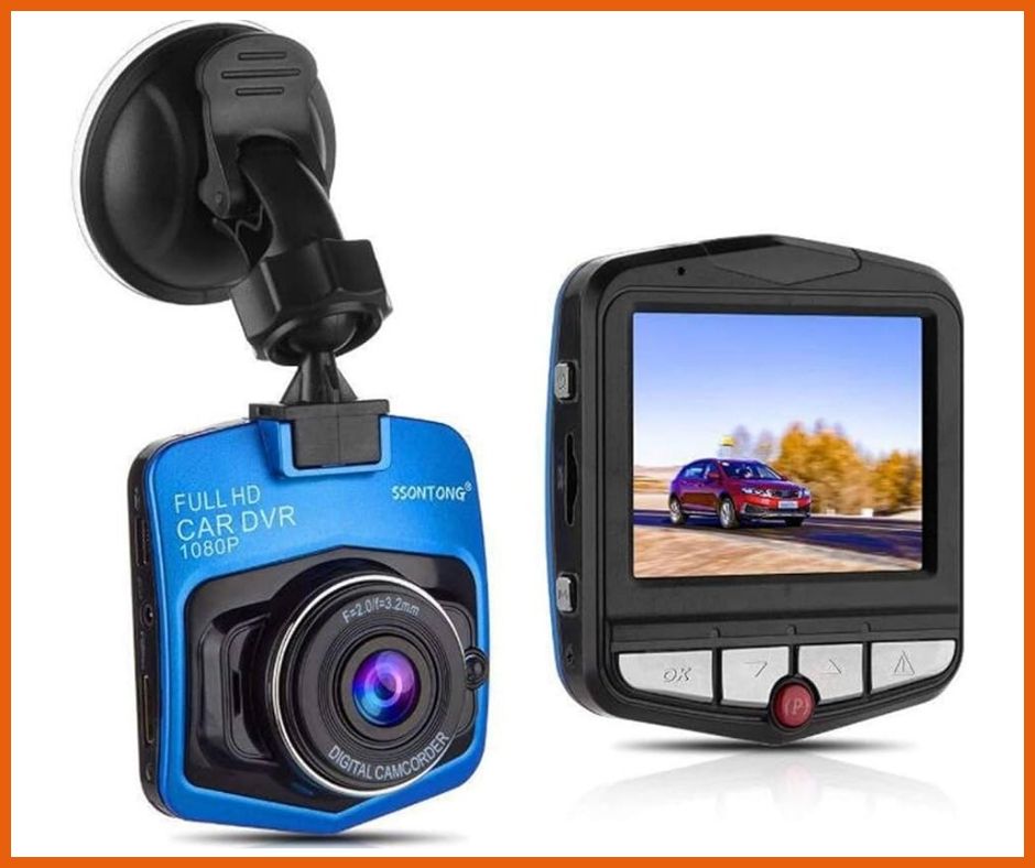 Car Dash Camera, 2.4" Dash Camera, Cars Full HD 480P, Night Vision G Sensor LCD Vehicle Video Recorder Car Dash Cam, DVR Driving Recorder, High Definition Car Dashcam 1080P Night Vision for Vehicle (Blue)