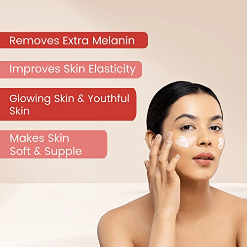 Kozicare Plus Skin Lightening Cream with Kojic Acid 2.5%, Glutathione 1%, Vitamin C 2%, Vitamin A, Carrot Oil 0.5%, Rosehip Oil 0.5%, Arbutin 1.5%, Mulberry 0.5%, Licorice 2% & Niacinamide 1% - 60ml(FROM INDIA)JEZ. 