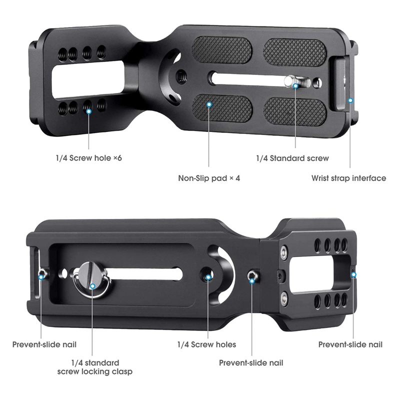 Gimbal Camera FocusFoto L Bracket Vertical Horizontal Switching