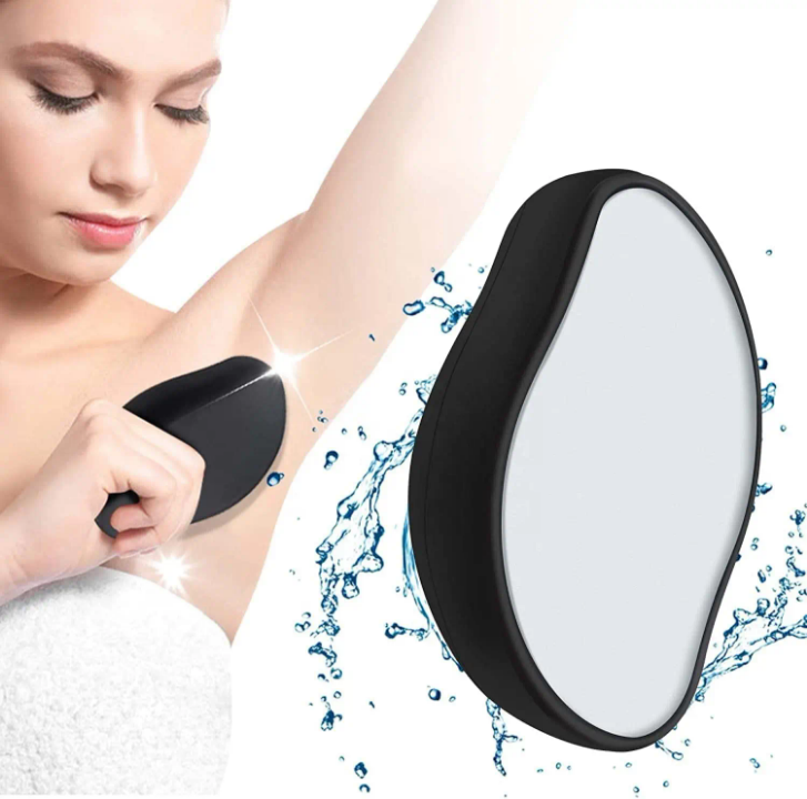 Crystal Hair Eraser, Magic Hair Eraser Crystal Hair Remover Reusable Painless Hair Removal Tool for Women and Men Arms Legs Back Chest Belly, Fast & Easy,. 
