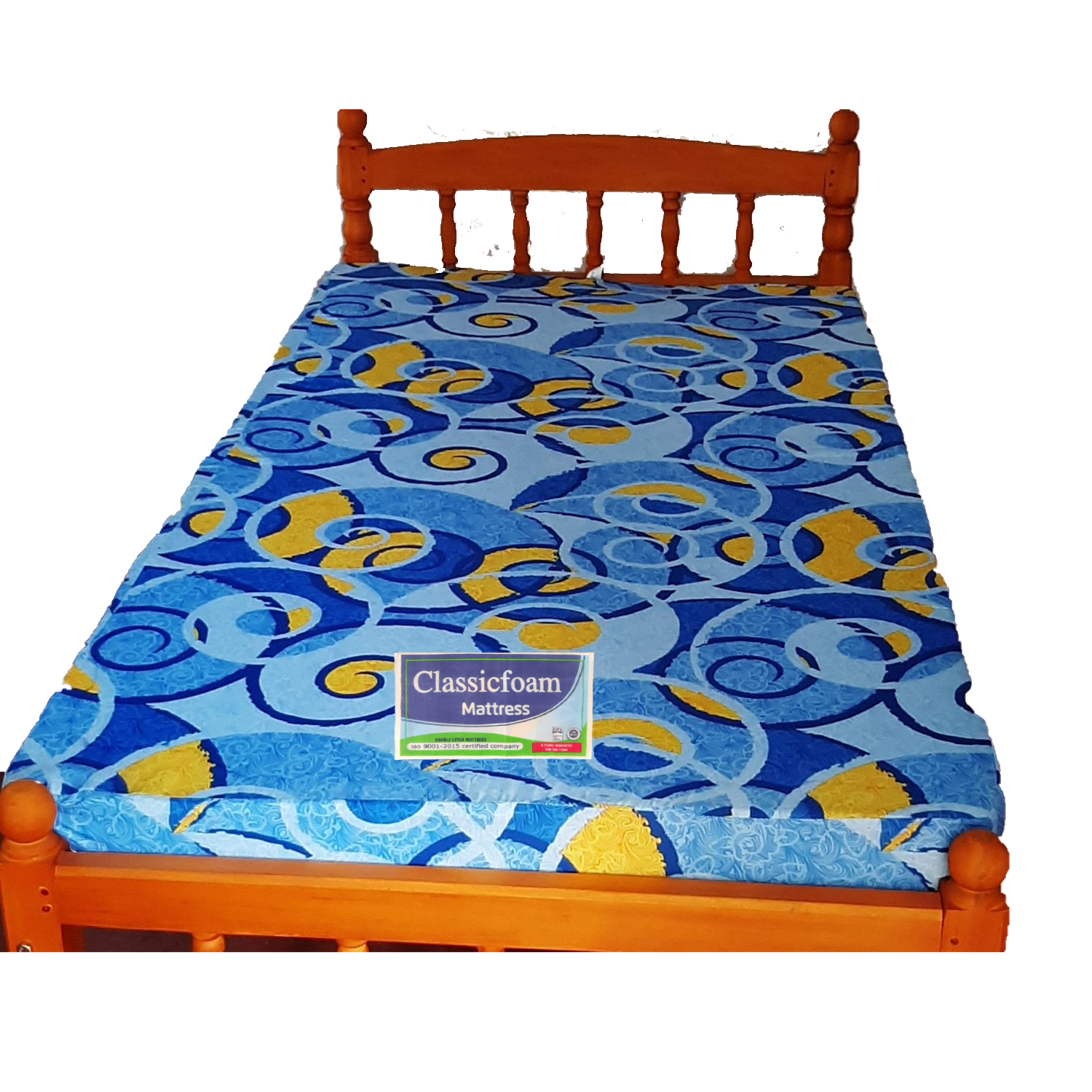 Classicfoam Mattress Doble Layer -(72 x 48x 4 inch -6 X 4 fit ) -ISO9001-2015 certified -4 year Arpico Company Warranty. 