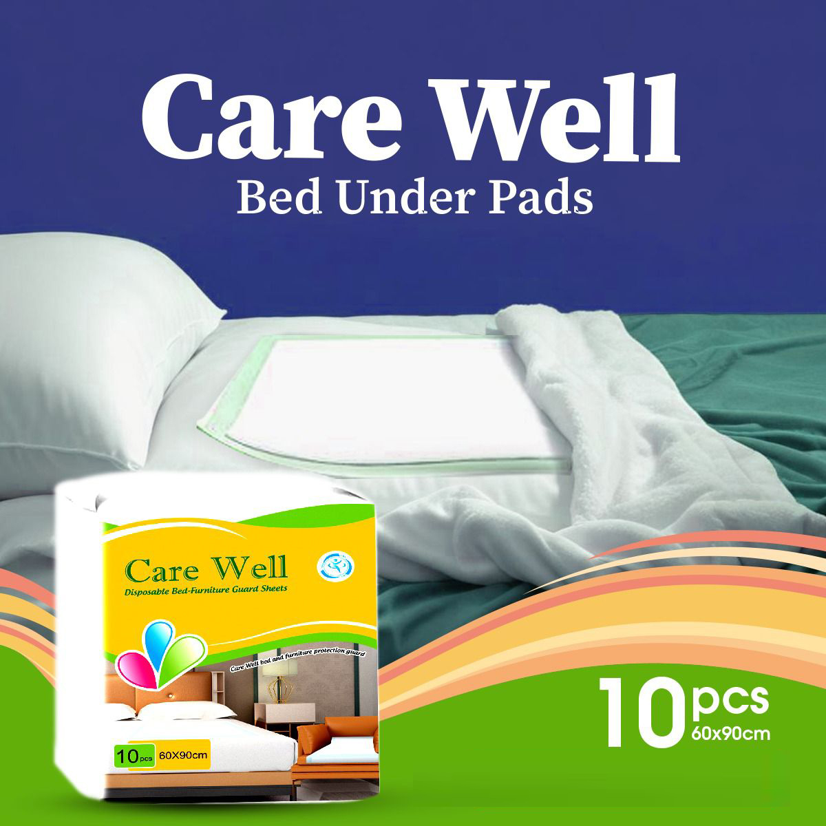 Carewell Adult Under Pads 10 Pcs Pack