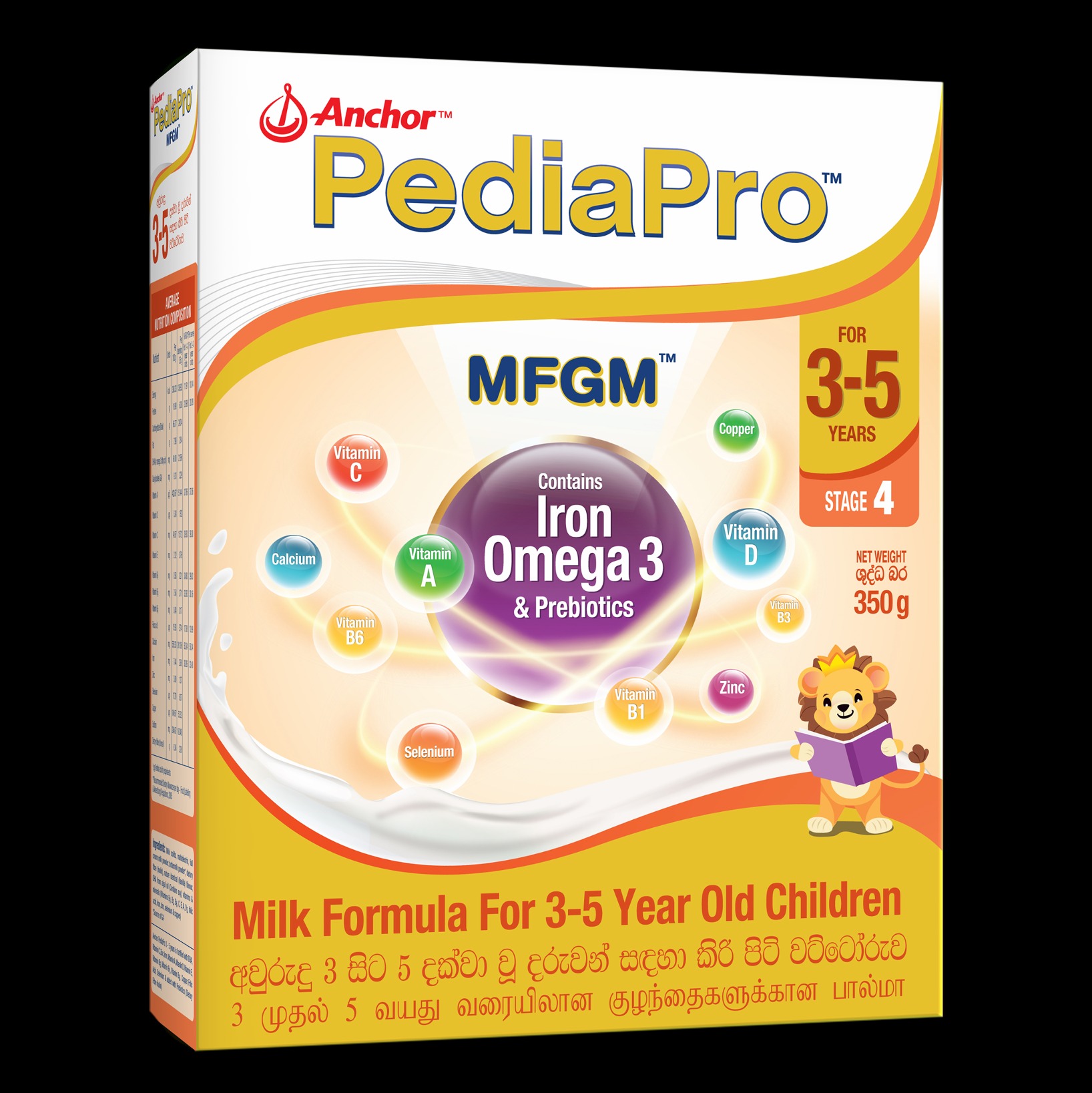 Anchor Pediapro 3 to 5 Years Baby Milk Formula 400G. 