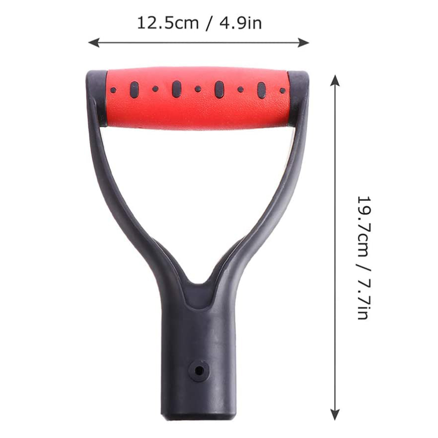 Sl Inner Diameter Iron Spade Handle Shovel D y Grip Good Hand Protect