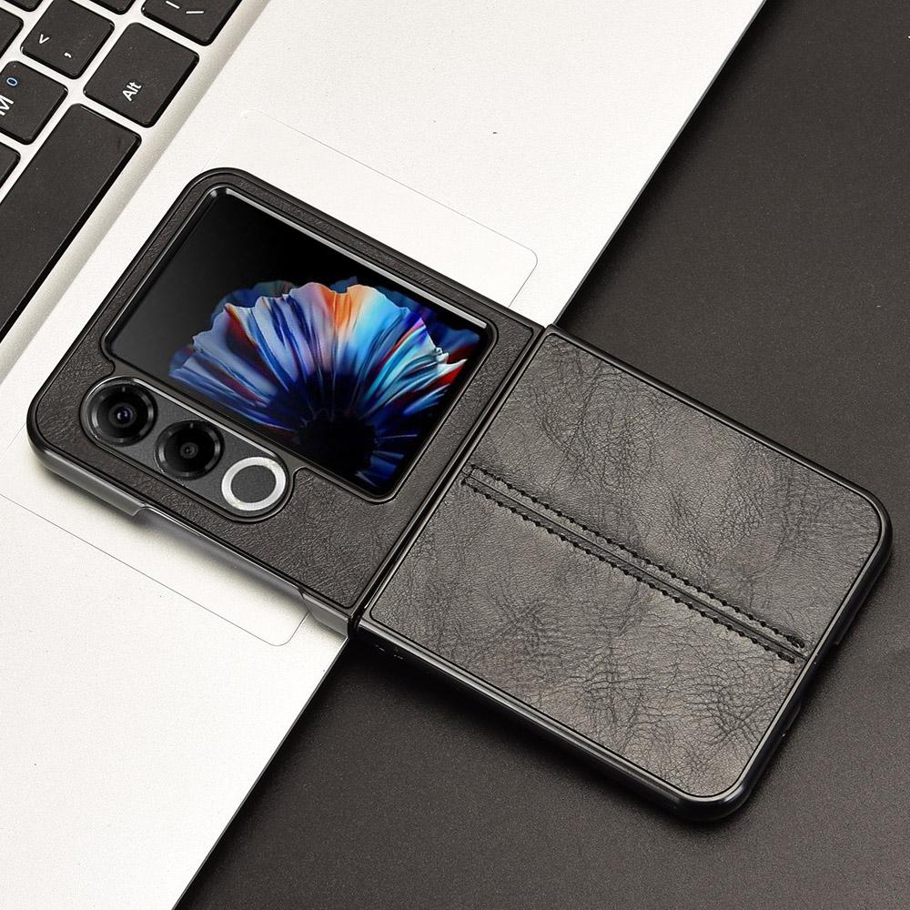 (New arrival) Cow Pattern Sewing Back Cover Phone Case For ZTE nubia Flip2 / Libero Flip2. 