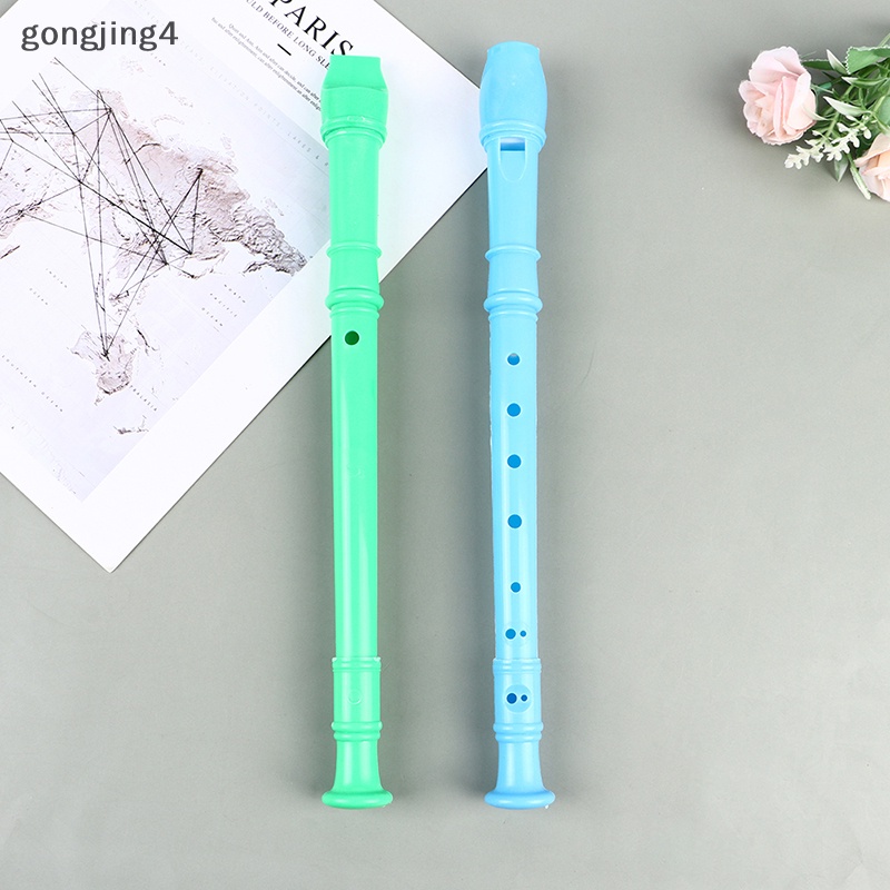 gongjing4 8 Holes Plastic Recorder Long Flute Woodwind Instrument Colorful Instrumens ph
