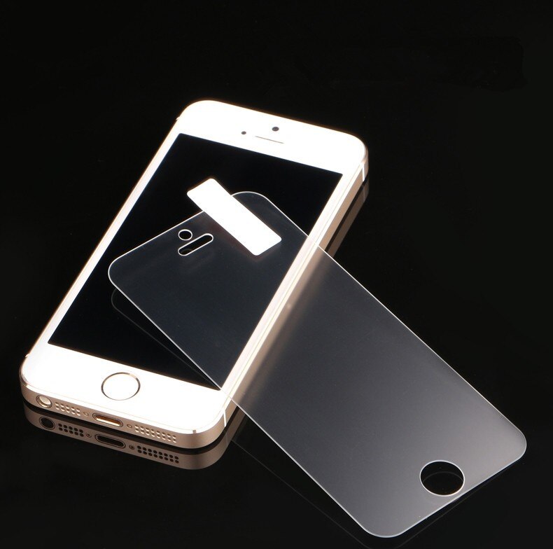 Appl iPhon 4S / 4 / 4G Premium 3D (Front + Back) Diamond Pattern Mirror Tempered Glass - Screen Protector. 