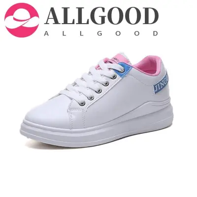 【ALLGOOD】Latest Spring Autumn White Shoes Women Platform Shoes Woman  Fashion Sneakers High Quality PU Casual Shoes Ladies Shoes Loafers