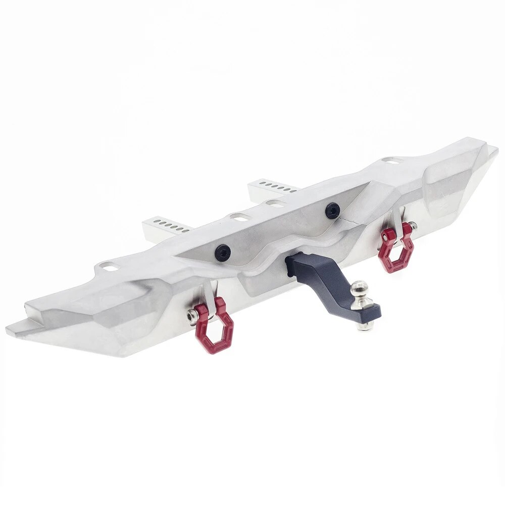 Reading WritingMetal Aluminum Alloy Rear Bumper With Trailer Hitch For 1/10 RC Crawler Car Trax Trx4 Trx-4 Defender Bronco SCX10 II 90046Wooden Toys. 