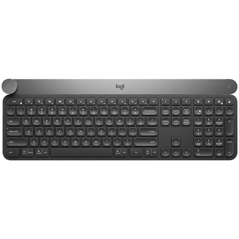 Logitech Craft Wireless Office BT Keyboard BT&Unifying Dual-mode Connection Multi-device Compatible with Creative Input Dial